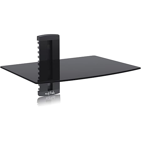 Maclean Supporto A Parete Per TV Con Ripiano