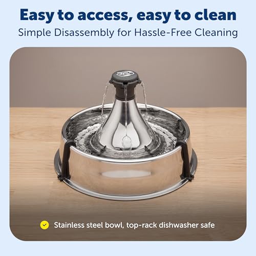 PetSafe Stainless Multi-Pet Fountain 128oz with Dual Filtration — view 5