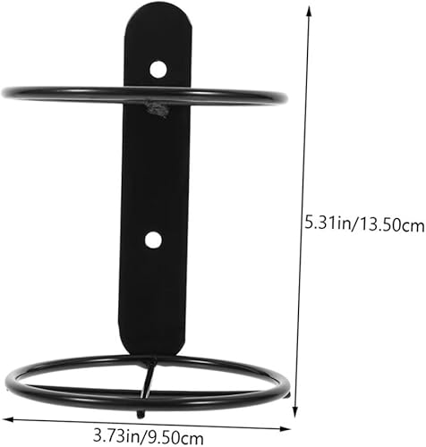 Miniatura 9 de Luxshiny 4 soportes modernos para botellas de vino montados en la pared, exhibición de metal resistente para el hogar, bar, cocina, restaurantes,