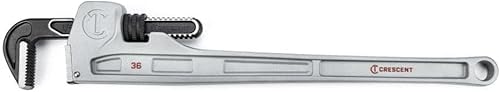 Crescent Llave de tubo de aluminio - Herramienta de plomería, mecánica, mejoras para el hogar y reparación - Llave ajustable - 36 pulgadas - CAPW36
