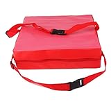 NUOBESTY チェアパッド ベビーカーシート ベビーダイニングチェアクッション、ブースターシートクッション、ブースター子供のためのダイニングチェア子供の席 (赤) シート