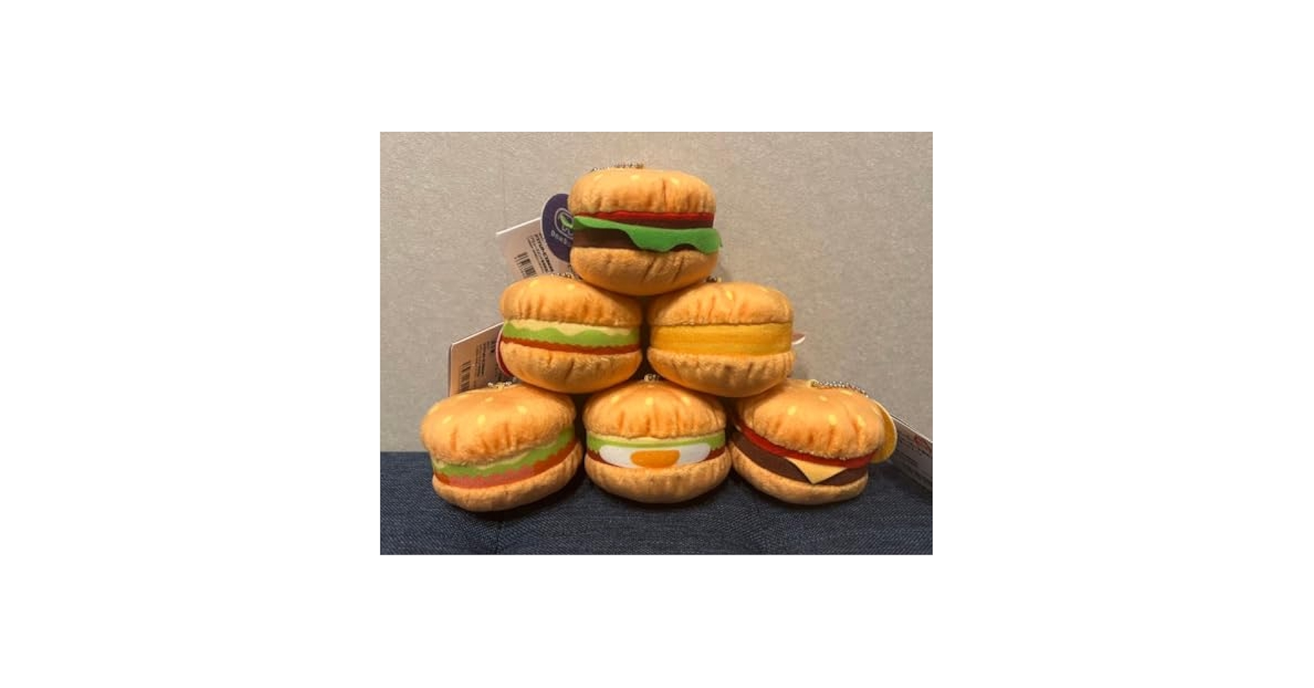 ハンバーガー　マスコット ドムドムハンバーガー いろんなバーガー大集合 マスコット
