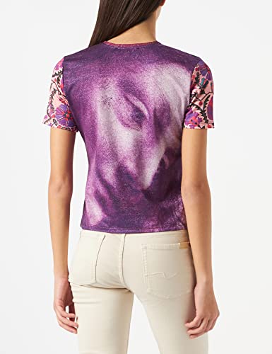 Desigual TS_ORANA T-Shirt, Blu, M Donna