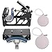 Mophorn Heat Press Machine, 15 x 15 Inch, 5 in 1 Combo Swing Away T-Shirt Sublimation Transfer Printer with Teflon Coated, Mug/Hat/Plate Accessories Included, ETL/FCC Certificated, Black