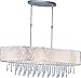 Maxim 22296WTSN Rapture 7-Light Pendant, Satin Nickel Finish, White Glass, G9 Xenon Xenon Bulb , 100W Max., Dry Safety Rating, Standard Dimmable, Glass Shade Material, 1150 Rated Lumens