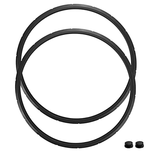 09924 Pressure Cooker Sealing Ring/Overpressure Plug Pack for Presto Cooker models: 0128202, 0128203, 0128204, 0128303 6 & 8 Quart Presto Pressure 2 PACK