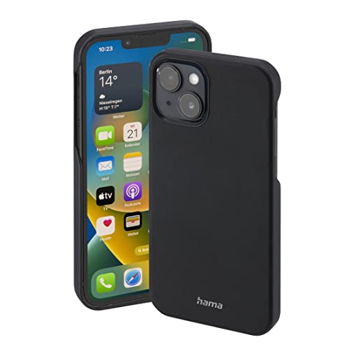 Hama Fodral i Konstläder för iPhone 14 - Skydd i Svart