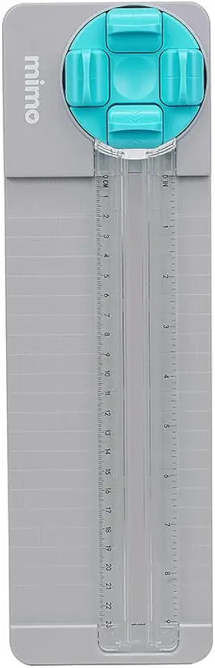 Cortador de Papel 4 em 1 Mimo – Corte Reto, Ondas, Pontilhado e Vinco em Uma Única Ferramenta, Para Scrapbook, Planners, Convites e Projetos Criativos