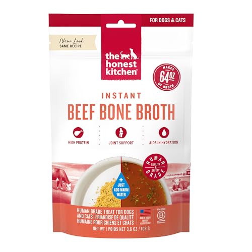 Does Chicken Broth Hydrate Dogs? The Honest Kitchen Human Grade Daily Boosts Instant Beef Bone