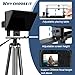 GEIMRSY i2/12-inch All-Metal teleprompter, Lift The teleprompter and Remote Control, Using Tempered Optical Glass, Compatible with a Variety of Devices for a Variety of scenarios.