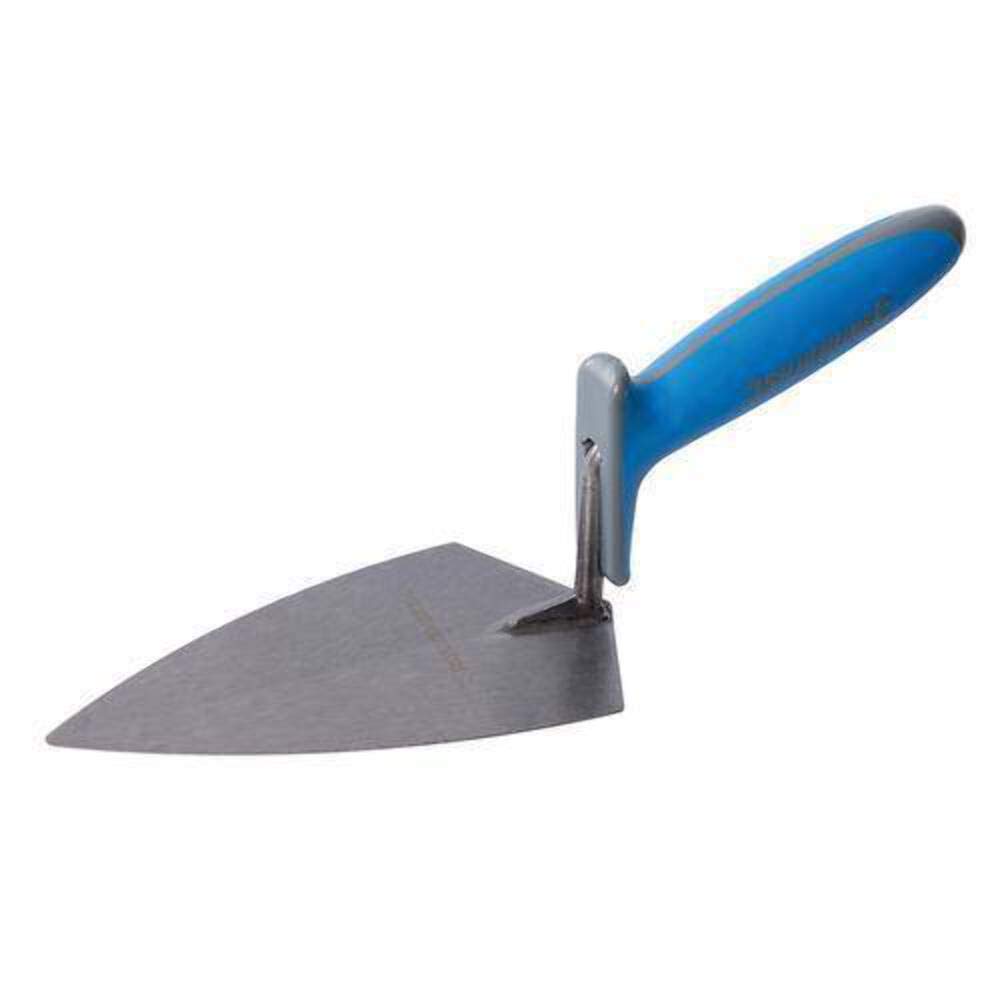 Silverline Brick Trowel Soft-Grip 200 x 105mm (857683), Blue, 200 mm - Image 3