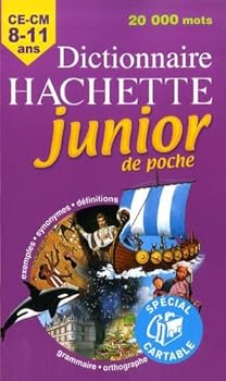 Paperback Dictionnaire Hachette junior de poche: CE-CM 8-11 ans [French] Book
