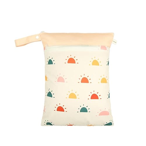 Miniatura 4 de Bolsas húmedas para pañales de tela para bebé, impermeables, reutilizables, lavables, bolsas de viaje, bolsa de gimnasio, piscina, guardería sucia,