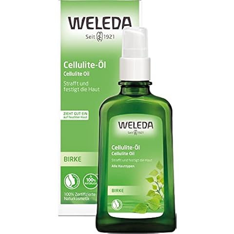 WELEDA Bio Birken Cellulite-Öl - straffendes Naturkosmetik Körperöl Cover