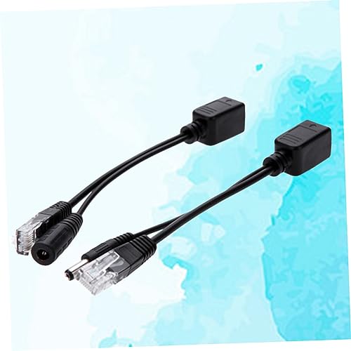 2 piezas Separador Poe Cable Divisor Adaptador de Cobre para Cámaras IP, Routers y DC miniatura 2