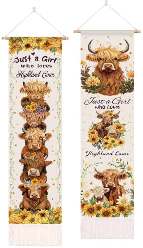 Highland Cow Wall Hanging Tapestry - image 1