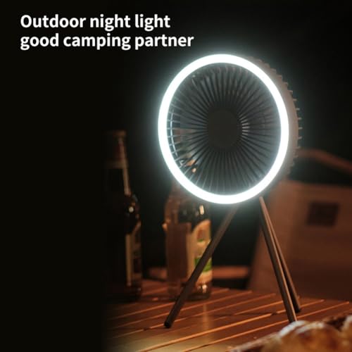 Ventilateur de plafond de camping sans fil à grande autonomie 10000mAh