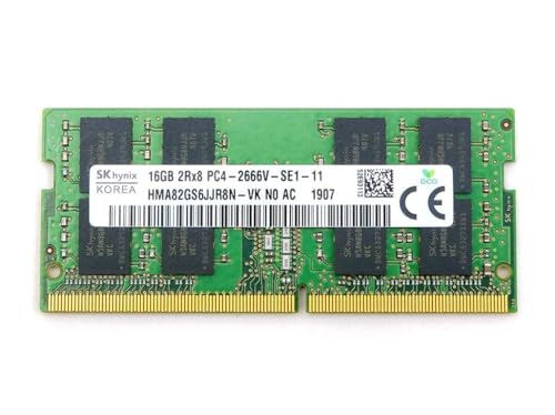 Image of SK HYNIX 16GB 2RX8 DDR4 SO-DIMM PC4-21300 2666MHZ Memory Module HMA82GS6JJR8N-VK