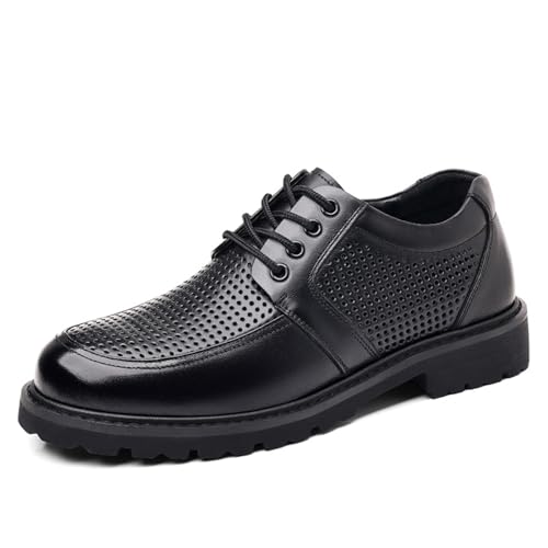 Men's Dress Shoes Casual Comfort Walking Business Shoes Mid Chunky Heels Formal Tuxedo Shoes for Men(7)