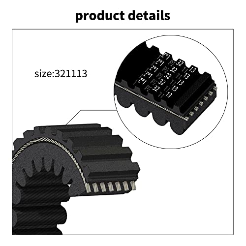 Drive Belt,3211113 19C3982 Atv Utv Heavy Duty Belt Compatible With Polaris Sportsman Rzr Ranger Replacement For 3211113 #TOP4