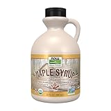 NOW Foods Organic Maple Syrup,Grade A Amber Color, 32-Ounce