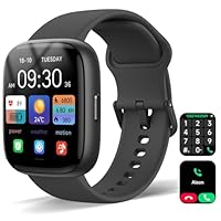 Smart Watch for Women Men, Alexa Built-in, 1.83" HD Touchscreen Fitness Tracker with Bluetooth Calling, Fitness Watch with Sleep Monitor, 100+ Sports Modes, IP68 Waterproof Smartwatch for Android iOS