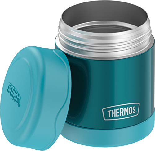 Thermos Funtainer 10 Ounce Stainless Steel Vacuum Insulated Kids Food Jar, Teal #TOP2