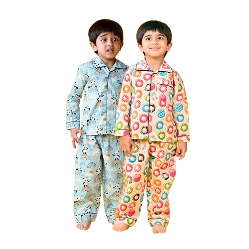 Image of Jam & Sugar Boys Cotton Printed Night Suit Set