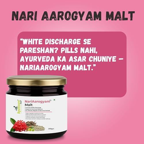 Image of Ayumcure Nari Aarogyam Malt 200g | Herbal Women Wellness Supplement | Supports Hormonal Balance & Menstrual Comfort | Boosts Energy & Vitality | Pack of 2