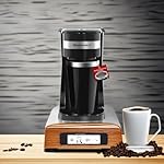 Elite Gourmet EHC113 Personal Single-Serve Compact Coffee Maker Brewer Includes 14Oz. Stainless Steel Interior Thermal Travel Mug, Compatible with Coffee Grounds, Reusable Filter, Black - Image 4