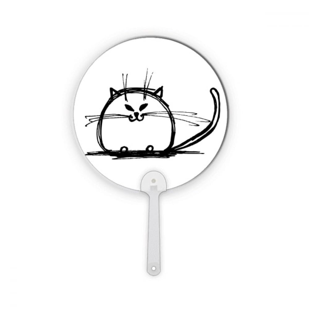 Éventail rond en plastique pour chat No/no pour sublimer votre table de salon