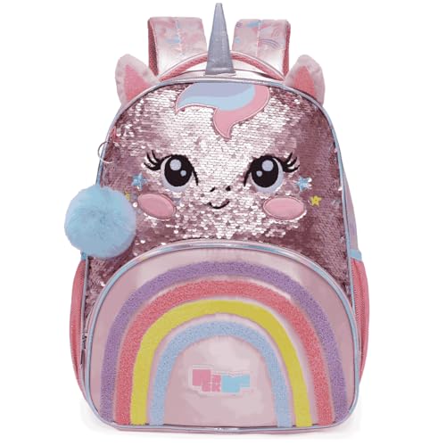 UP4YOU Mochila Escolar Pack Me Sweet Unicórnio - Pacific Rosa