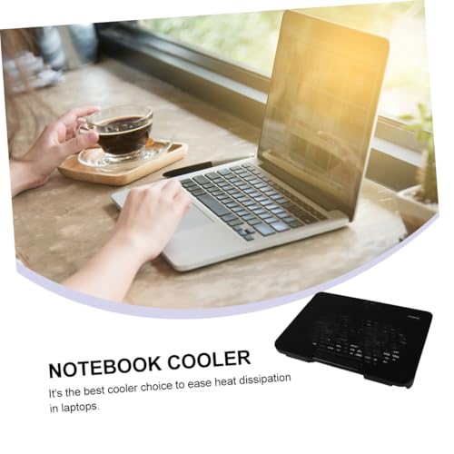Base de refrigeración para laptop con doble ventilador USB miniatura 3