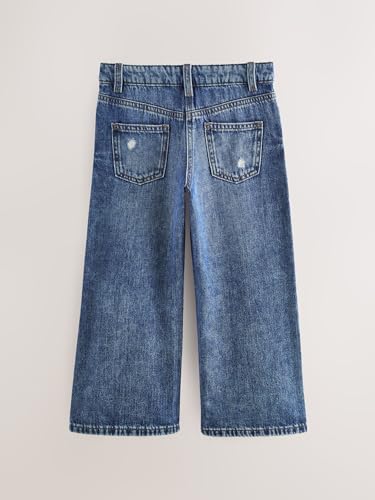 Vaqueros de pernera ancha para niñas con cintura cómoda y denim flexible 4