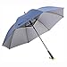ZTGHS 4 in 1 Golfschirm Mit Ventilator, Sommerventilator Regenschirm Regen UV Sonnenschutz USB-Ladeschirm Halten Sie Kühl Für Strandreisen Im Freien,Blau