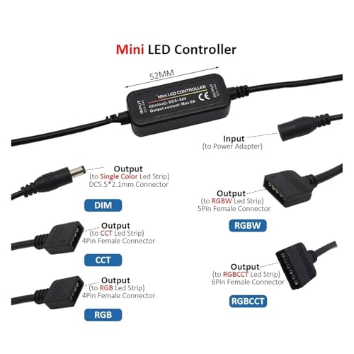 Télécommande adaptée à la bande lumineuse LED pour sublimer votre salon - 4