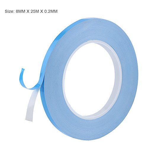 Tosuny Nastro adesivo per pasta termica da 8 mm di...