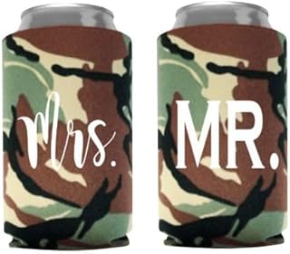 Daisy Lane Country Wedding Gifts for the Couple Camo Hunting Wedding Beer Can Holder