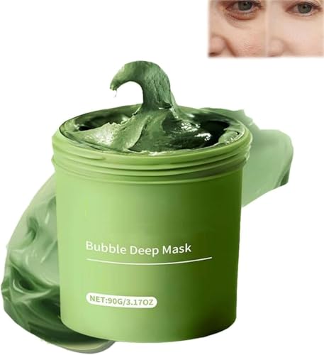 Mascarilla de Limpieza Profunda con Burbujas, Mascarilla Facial Limpiadora Ecológica, Limpia poros y puntos negros, Suaves burbujas para una limpieza profunda, Control de grasa y una piel radiante