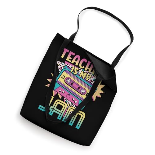 Teaching Is My Jam Retro 90's Teacher Tote Bag