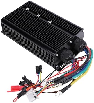 Electric Bikes Controller, Electric Bikes Controller 72V 80A 5000W Aluminium Alloy Electric Scooter Speed Motor Controller for Electric Bikes