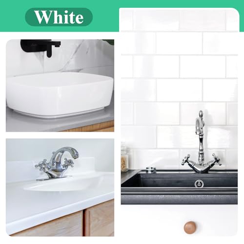 Jungarian Tub and Tile Paint, Bath Paint for Tub, Touch Up Paint Pen for Scratches & Spots, Quick Dry Porcelain Repair Kit for Sinks, Marble Countertop, Enamel and Toilets, Semi-gloss White, 1.5oz — view 2