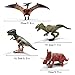JOYIN Large Dinosaur Figures Playset 7 Inch, Realistic Jurassic Toy with Educational Book for Kid, Toddler, Easter Valentines Day Gift for Boy and Girl, Party Favor, 12pcs