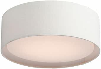 Maxim Prime - 28W 1 LED Flush Mount in Modern Style-7.88 Inches Tall and 20 Inches Wide-Oatmeal Finish
