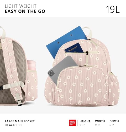Image of atgark Corduroy Toddler Backpack for Girls Boys: Preschool Kindergarten Backpack - Cute Kids Backpacks for Girls Boys