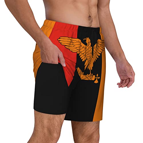 Short de plage avec doublure compression homme anti-irritation double épaisseur zambien