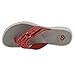 Clarks Women's Breeze Sea Flip-Flop, New Red Synthetic, 10