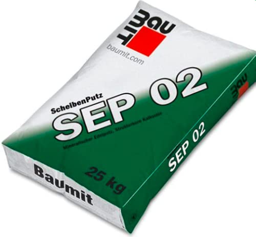 Preisvergleich Produktbild Baumit Scheibenputz SEP 25kg weiß Mineralischer Fassadenputz Edelputz