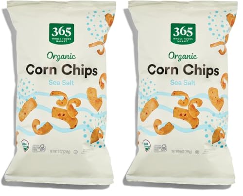 365 By Whole Foods Market, Chips Corn Organic, 9 Ounce (Pack of 2) 365 By Whole Foods Market, Chips Corn Organic, 9 Ounce (Pack of 2)