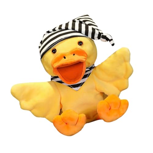 Marionnette canard douce et respirante pour l'éveil et l'imagination des enfants